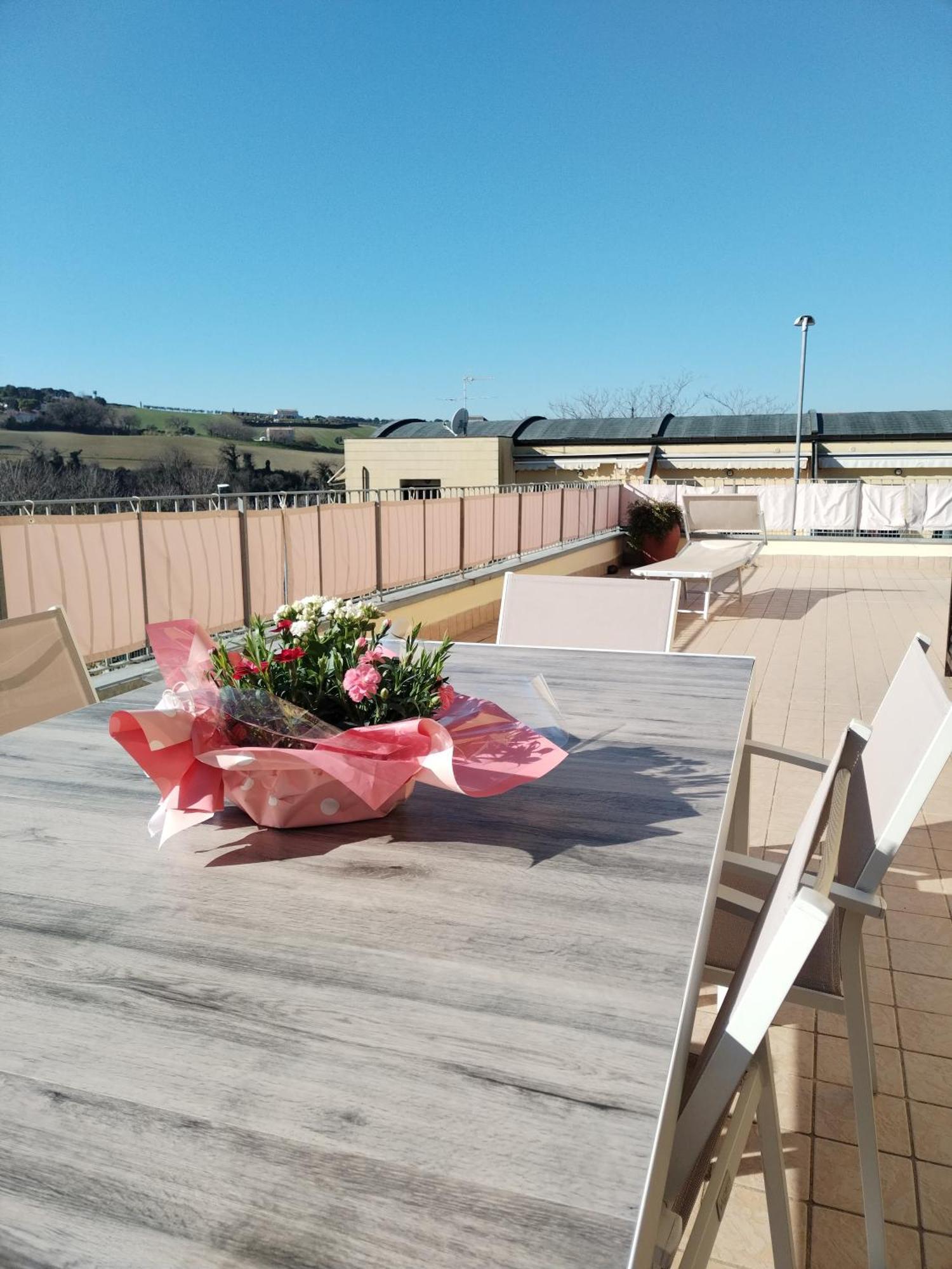 Appartamento L'Azalea - A Due Passi Da Numana Con Grande Terrazzo E Piscina Condominiale Stagionale Sirolo Eksteriør bilde